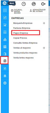 mneu pago empresa