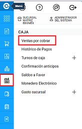 Menu_ventas por cobrar